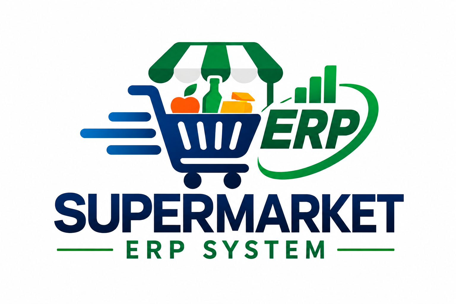 Supermarket ERP Logo